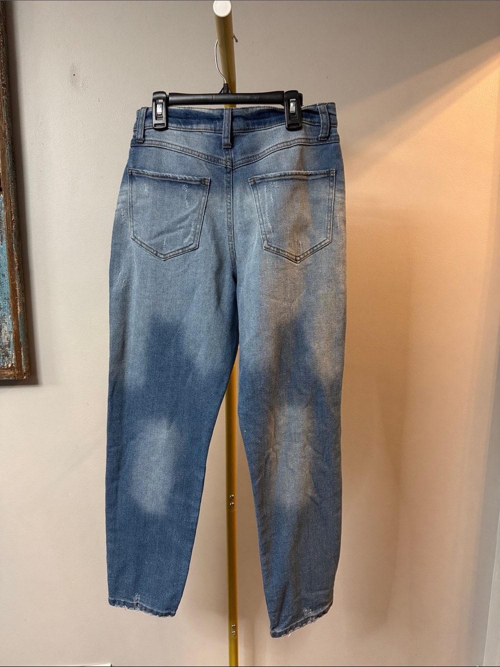 Rewash Blue Straight Leg 90s mom Women's Jeans NWT 26 - Picture 6 of 12